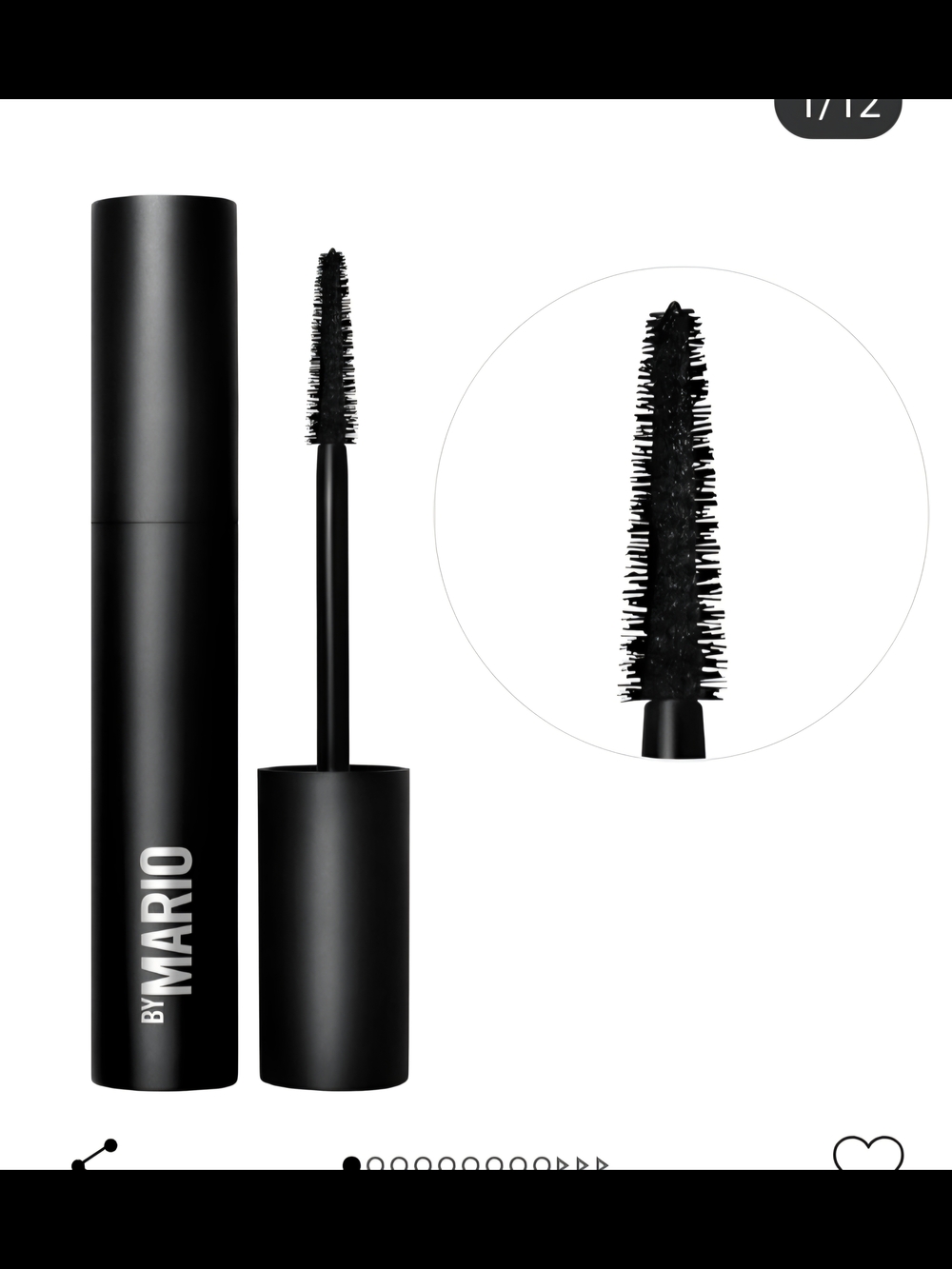 Makeup By Mario Black Lengthening Mascara